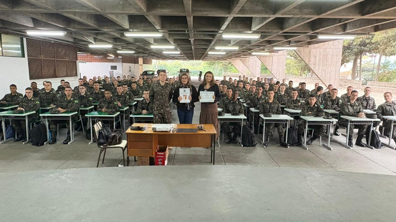 Palestra sobre Valorização da Vida reforça cuidados com a saúde mental no Tiro de Guerra de Santo André