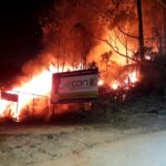 Santo André e São Bernardo se unem em combate a incêndio em área de mata do Parque Natural do Pedroso