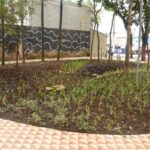 Praça no centro de Santo André ganha canteiro esponja para combater alagamentos
